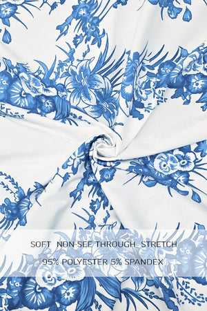 DD6942, PRINTED LOOSE FIT WOVEN MAXI DRESS