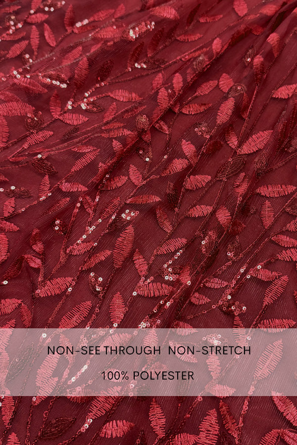 DD7481, SEQUIN LACE LOOSE FIT MIDI DRESS