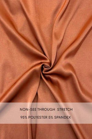 DD7475, ONE SHOULDER SATIN MIDI DRESSES