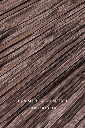 DD7754, PLEATED SMOCK TOP WOVEN MIDI DRESS