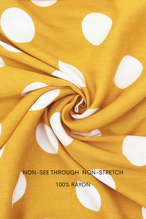 DD7869, POLKA DOT BUTTON DOWN SHIRT DRESS