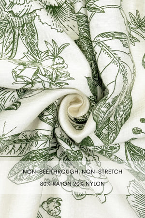 DD8017, PRINTED BUTTON DOWN MIDI DRESS