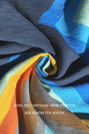 DD8105, PRINTED LOOSE FIT JUMPSUIT