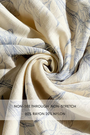 DD8154, PRINTED V NECK MIDI DRESS