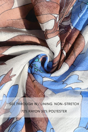 DD8161, FLORAL V NECK MAXI DRESS