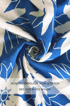 DD8280, PRINTED RUFFLE HEM MIDI DRESS