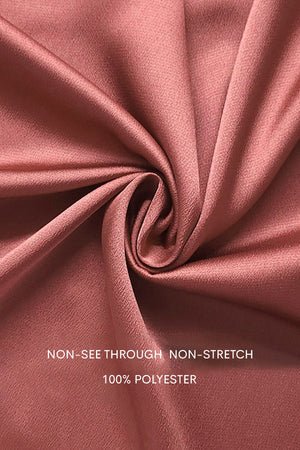 DD1457, Rounded Neck Satin Jumpsuit